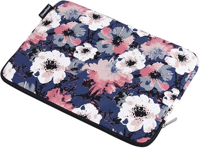 Laptop Sleeve 14 Inch,Waterproof Protective Notebook Case Briefcase Carrying Bag Compatible with MacBook,Acer,Asus, Dell,Lenovo,Microsoft,HP Laptop Cover (Painted Flower, 14 inch)