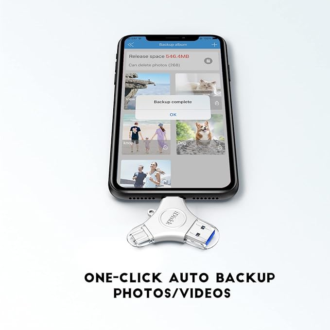 App*le Certified iDiskk 1TB iPhone 17 and 16 Photo flashdrive for iPhone Photo Stick USB -C iPad Pro Android Samsung for iPhone 15/14/14 PRO/13/13 PRO/12 pro/12/11, Thumb Drive for iPhone Photos