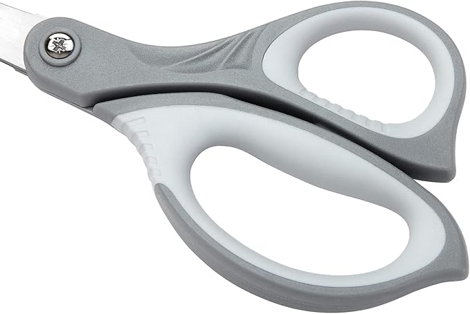 LIVINGO 8.5" Scissors All Purpose, 3 Pack Ultra Sharp Blade Shears, Professional Ergonomic Comfort Grip Scissors for Office School Home Supplies Fabric Sewing DIY Cutting General Use