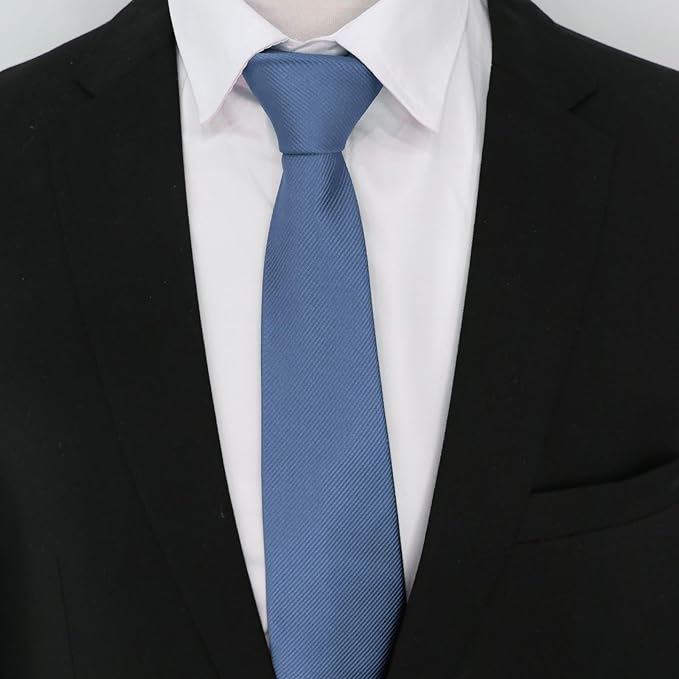 Solid Color Ties for Men 3.15" Mens Tie Classic Formal Neck Ties Mens Neckties for Men Business Wedding Casual