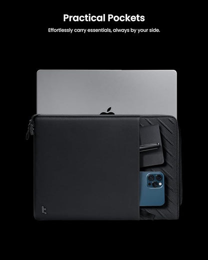 tomtoc Voyage-A10 Slim Laptop Sleeve for 14-inch New MacBook Pro M5(2025)/M4/M3/M2/M1 Pro/Max A3434 A3112 A3401 A3185 A2992 A2918 A2779, Water-Resistant MacBook Case Bag Cover with Minimalist Design