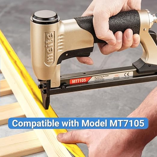 meite 71/04 22 Gauge 71 Series 3/8-Inch (9.1 mm) Crown 3/16-Inch (4 mm) Leg Length Galvanized Upholstery Staples for MT7105 Stapler (10,020 Counts)