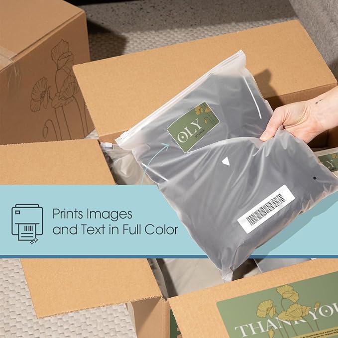 3 1/3" X 4" Matte White Shipping Labels Compatible with Inkjet and Laser Printers - 250 Sheets, 1500 Printable Stickers for Mailing, Product IDs, Organization - Spartan Industrial Template R015