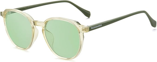 Sleep Glasses for 99.9% Blue Light Glasses Dual AR Coatings Green Lens for Computer Gaming Reduce Eyestrain