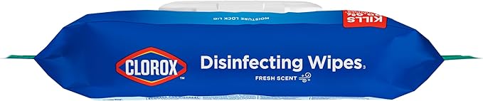 Clorox Disinfecting Wipes Flex Pack, Bleach Free, Fresh Scent, 75 Count, Pack of 3 (Pack May Vary)