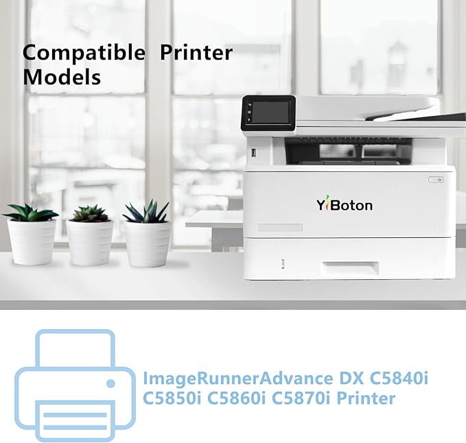 High Yield GPR61 GPR-61 Toner Cartridge Compatible for Canon ImageRunner Advance DX C5840i C5850i C5860i C5870i Printer.(3763C003AA 3764C003AA 3765C003AA 3766C003AA)