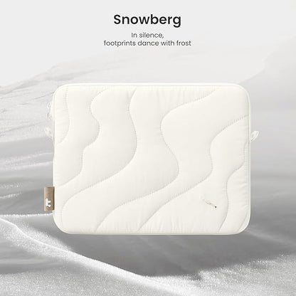 tomtoc 360 Protective Puffy Tablet Sleeve for 11-inch iPad Pro 2025 (M5/M4/(4th/3rd/2nd/1st Gen), 11-inch iPad Air (M3/M2 with Magic Keyboard/Smart Keyboard Folio, Quilted Soft Puffer iPad Case Bag