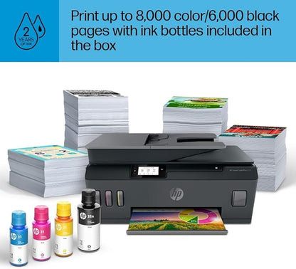 HP Smart Tank Plus 570 Wireless All-in-One Ink Tank Printer with up to 2 Years of Ink Included (5HX14A)