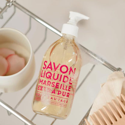 Compagnie de Provence Savon de Marseille Extra Pure Liquid Soap - Wild Rose - 10 Fl Oz Plastic Pump Bottle