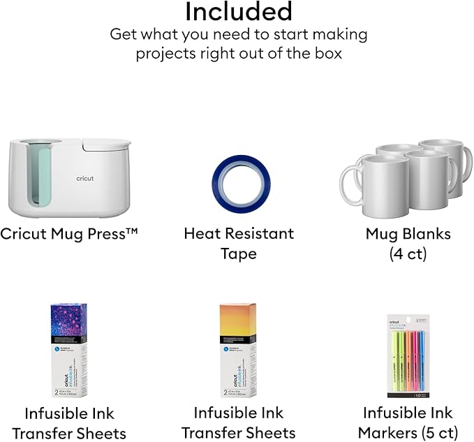 Cricut Mug Press Machine | Essentials Starter Kit