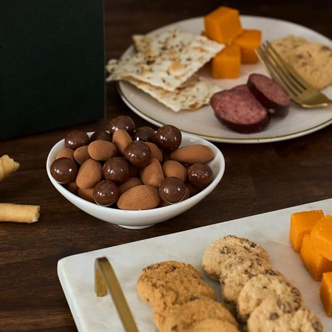 Snack Gift Basket Premium of Meat, Cheese, Cookies, Chocolate and Popcorn by GourmetGiftBaskets.com