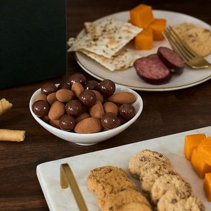 Snack Gift Basket Premium of Meat, Cheese, Cookies, Chocolate and Popcorn by GourmetGiftBaskets.com