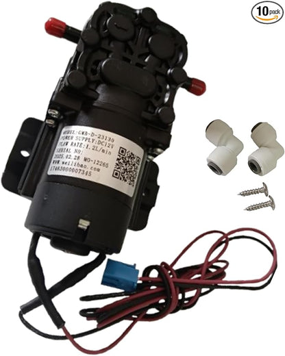 water dispenser pump GMB-D-23130 1.2L/min, fit for Midea, Avalon, Primo, Brio Bottom Loading Bottled Water Cooler Dispenser, replace DP005A2 fit for Bottom Loading Water Dispenser DC 12V parts
