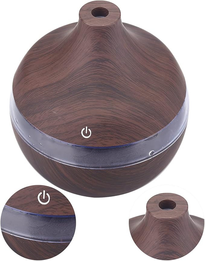 300ml Wood Humidifier, USB Electric Air Diffuser, Wood Humidifier, Essential Oil, Aromatherapy, Cool Mist, Humidifier Bedroom, Living Room,