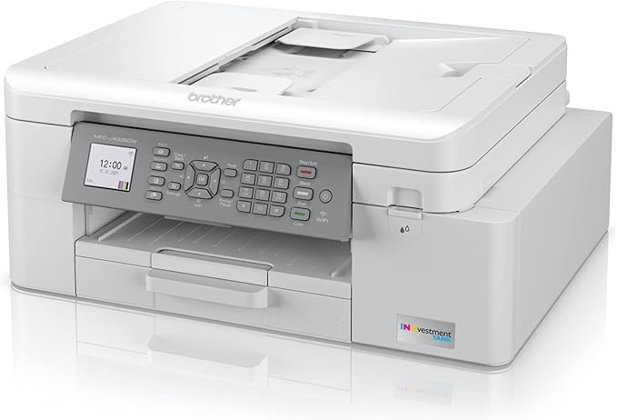 Brother MFC-J4335DW INKvestment Tank Wireless All-in-One Color Inkjet Printer, Up to 1-Year of Ink in-Box, Duplex Printing, Mobile and Cloud Print, Works with Alexa