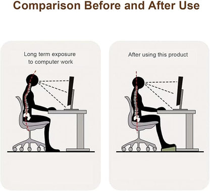 Ymiko Adjustable Under Desk Footrest Stool, Height Adjustable Multifunctional Stable Reader Foot Rest for Office Home Toilet White PP Alloy