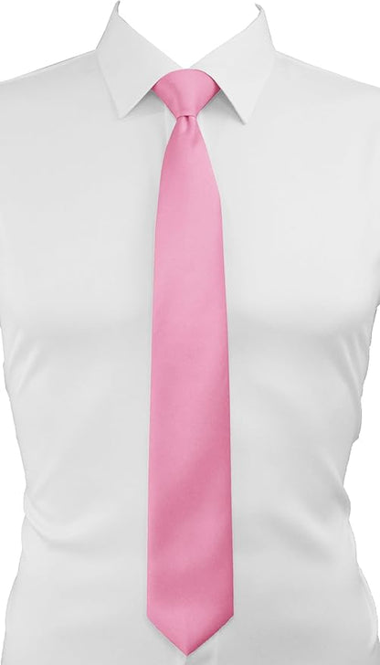 Dibi Solid Color Ties for Men, Formal Mens Ties, Neck Tie, Classic Tie for Boys Women Teens, Wedding Business Costume Necktie