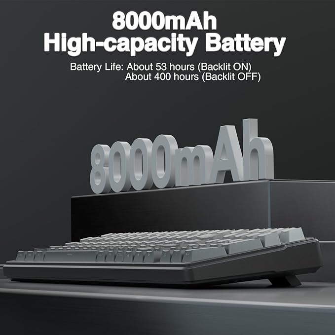 AULA F99 Pro Wireless Mechanical Keyboard,Gasket Structure Hot Swappable Custom Keyboard,RGB Backlit,Creamy Sound,Side Printed PBT Keycaps,2.4GHz/USB-C/BT5.0 Computer Gaming Keyboards