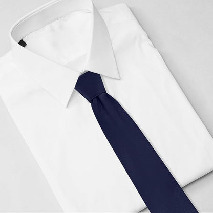 Black Ties For Men Solid Pure Color Formal Neckties 3.15" (8CM) Men's Tie for Business and Wedding with Gift Box
