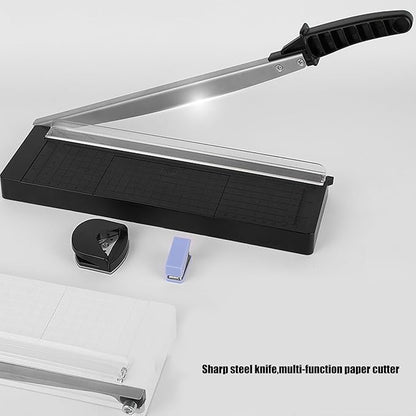 Multifunctional Paper Cutter with Accuracy Cutter 8 Sheets Photo Trimming Device for Office School and Home Use Office Paper Trimmer
