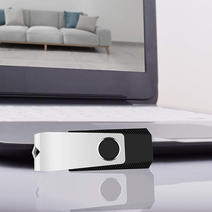 KEXIN USB 3.0 Flash Drive 32GB 10 Pack Thumb Drive 3.0 - Up to 80MB/s Read/Write Speed Black