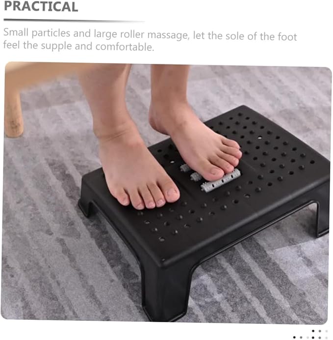 Zerodeko Non-Slip Footstool Under Desk Footrest Stable Office Step Stool with Strong Load Capacity for Home Sofa Leg Support Comfortable