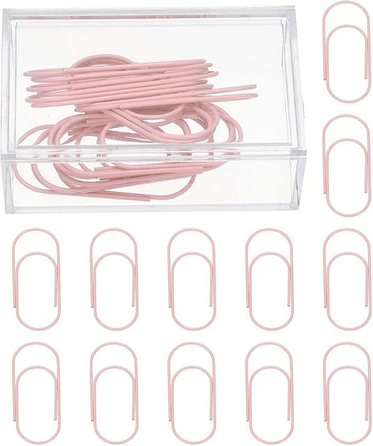 PATIKIL 20 Pcs Paper Clip, 2inch Non-Skid Metal Paper Clamp Clips Large for Office Supplies Craft Scrapbook Document Note Sorting, Electroplating, White