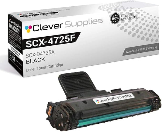 CS Replacement Toner Cartridge Compatible with Samsung SCX-4725FN SCX-D4725A Black