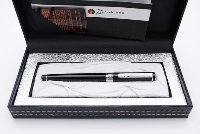 czxwyst Picasso 902 Gentleman Collection Rollerball Pen 0.5mm Nib Original Box (Platinum clip)