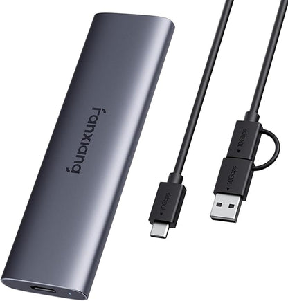 fanxiang 500GB External SSD - Portable SSD External Solid State Drive, 1000MB/s, USB 3.2 Gen2 Type-C, Aluminum Alloy, External Hard Drive for iPhone15/16/17,Android, Mac, Windows (PS1008-NEW)