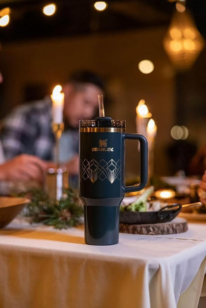 Stanley Quencher H2.O FlowState™ Tumbler 40 oz Forrest Gloss Deco
