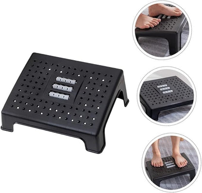 Non-Slip Footstool Under Desk Footrest for Leg Support Stable Step Stool for Office and Home Use Ergonomic Design to Relax Tired Legs and Work Efficiency