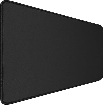 Extra Large Mouse Pad 31.5 x 11.8 in, Gaming Mousepad with Stitched Edges, Premium Microfiber Cloth Surface, Waterproof Non-Slip Base Keyboard Desk Mat for Home Office Gaming, Black