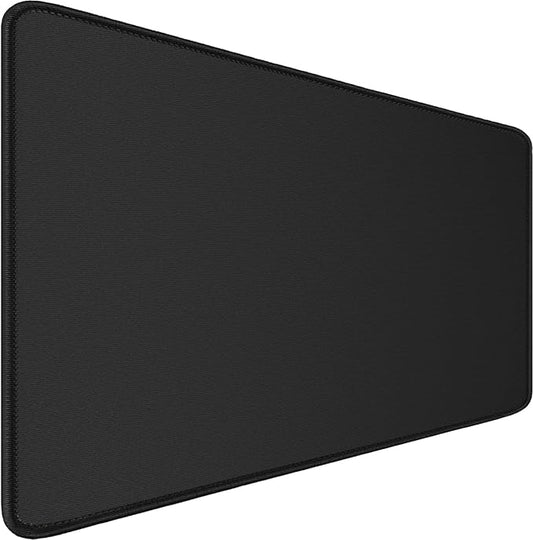 Extra Large Mouse Pad 31.5 x 11.8 in, Gaming Mousepad with Stitched Edges, Premium Microfiber Cloth Surface, Waterproof Non-Slip Base Keyboard Desk Mat for Home Office Gaming, Black