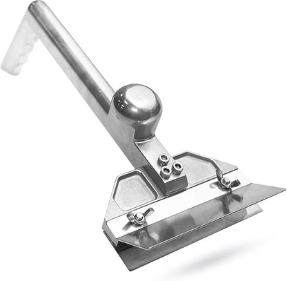 Professional Heavy Duty Grill Scraper for Flat Tops with Stainless Steel Scraper Blade, Flat Top Scraper for Griddle with Ergonomic Aluminum Handle, Ideal for Griddle, Outdoor Grill Cleaning