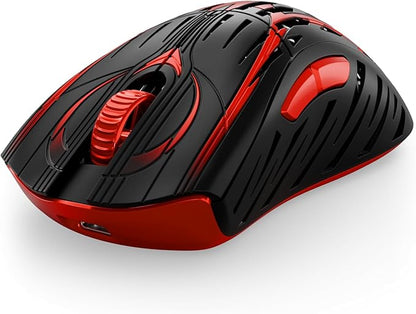 PWNAGE Stormbreaker v3 Wireless Magnesium Gaming Mouse 8kHz - 50grams Ultralight Esports Pro Gamer Flawless Professional PAW3950 Xero Optical Sensor 36,000 DPI - 100% PTFE Skates Ergo -Bloodline
