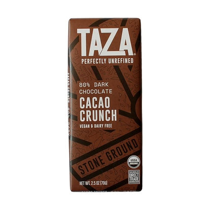 Taza Chocolate Organic Seriously Good Dark Chocolate Bar Variety Pack Bundle, 2.5 oz (4 count), Vegan