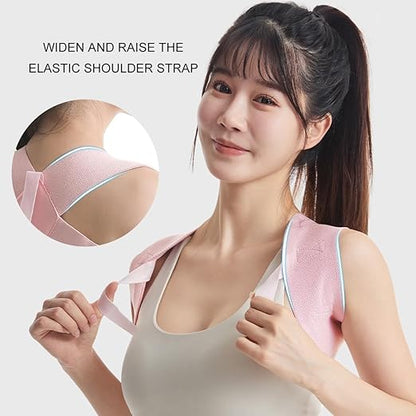 Back Brace Posture Corrector for Women - Kyphosis Relief, Spine Support Brace, Upper Back & Shoulder Alignment, Comfortable & Breathable, Easy to Use