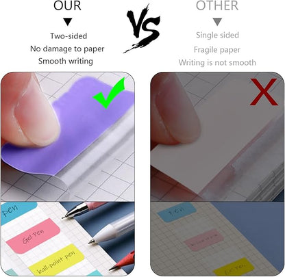 240Pcs Colored Index Tab 1.8"x1" Large Book Sticky Tabs 12 Colors Repositionable Page Tabs Flags Page Markers Labels for Notebooks, Filing, Classification