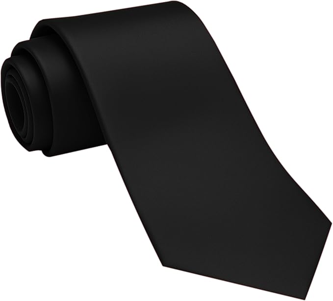 Dibi Solid Color Ties for Men, Formal Mens Ties, Neck Tie, Classic Tie for Boys Women Teens, Wedding Business Costume Necktie