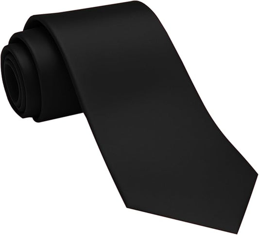 Dibi Solid Color Ties for Men, Formal Mens Ties, Neck Tie, Classic Tie for Boys Women Teens, Wedding Business Costume Necktie