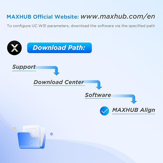 MAXHUB 4K USB Video Conference Camera - 120° Wide Angle, Auto Framing Webcam for Mac PC Meetings, 1/2.3" CMOS Sensor Noise Reduction, USB Type-C Connect Laptop PC, Certified for Microsoft Teams