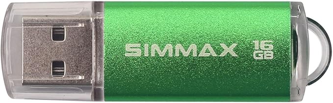 USB Flash Drives 5 Pack 16GB USB 2.0 Flash Drive Memory Stick Thumb Drive Pen Drive with Led Indicator (Blue Green Black Red Purple)