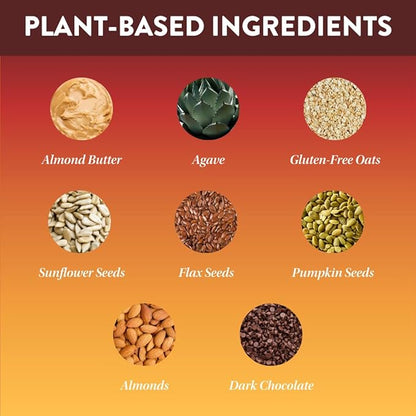Protein Puck Plant Based Bars | Snacks with Vegan Protein | 16 Count | 3.25 oz Full Size | Gluten Free, Non Dairy, Kosher Certified Non GMO Premium Healthy Bars | Daily Bliss