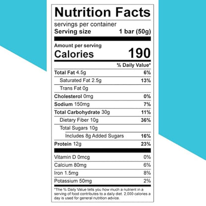 No Nuts! Cinnamon Roll Flavor Snack Bars - 100% Nut-Free Dairy Free Vegan Protein Bars, Protein + Energy Bars, Organic, Kosher, Egg-Free, Non-GMO & Dairy-Free Protein Bars 12 Count