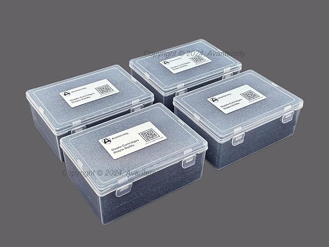 Avanternity's Staple Refills, Compatible with OKI Staple-2400 Refill Staple, OKIDATA Staple-2400 Refill Staple, p/n 44954102 (Pack of 4 Boxes)