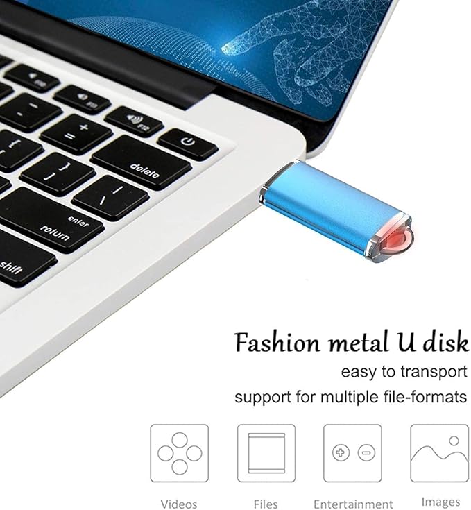 K&ZZ 32 GB Flash Drive 5 Pack USB Flash Drives 3.0 USB Drive 32GB 3.0 Thumb Drive with LED Indicator 32G Memory Stick Pen Drives USB Storage Multipack