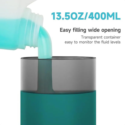 AIKE Automatic Soap Dispenser Wall Mounted for Kitchen and Bathroom, IPX7 Waterproof with Brushed Stainless Steel Finish 13.5fl.oz. for Liquid Soap