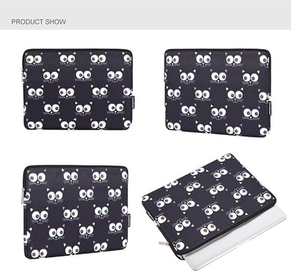 Laptop Sleeve 14 Inch,Waterproof Protective Notebook Case Briefcase Carrying Bag Compatible with MacBook,Acer,Asus, Dell,Lenovo,Microsoft,HP Laptop Cover (Cat, 15 inch)