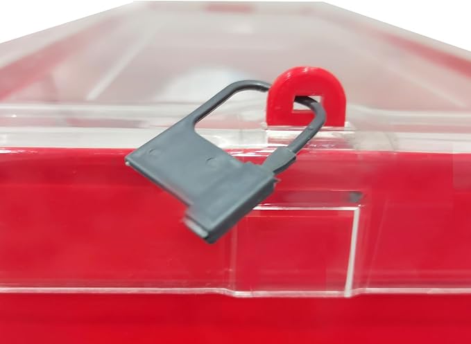 Victory Fire Extinguisher Cabinet Box Plastic Red Cabinet with Cover for 5lb 10lb Extinguisher (for 10LB Fire Extinguisher)